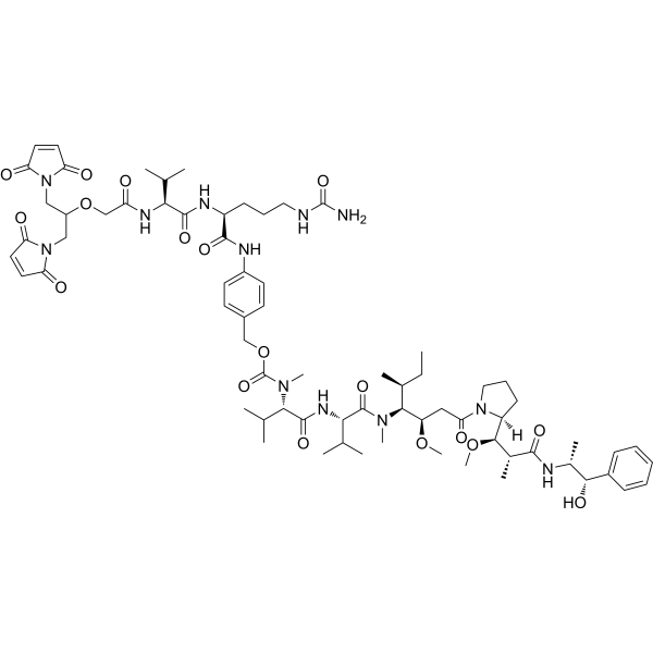 Bi-Mc-VC-PAB-MMAE 1620837-70-8